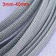 Ø3-40mm Silver Pet Braided Sleeving Braid Cable Wiring Harness Loom Protection