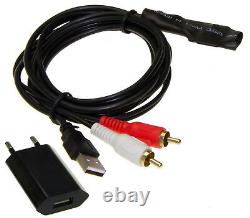 Cinch HiFi System Soundbar wird BLUETOOTH Interface MP3 USB Stecker 230V #5054