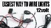 How To Wire In Relay Harness For Lights Simple