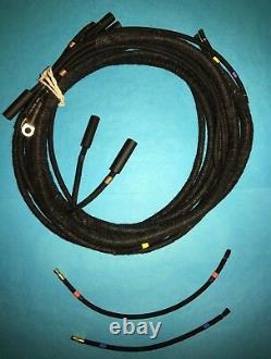 Vincent V Twin 1000 Series C Single 500 Comet Braided Wiring Harness Loom 48-54