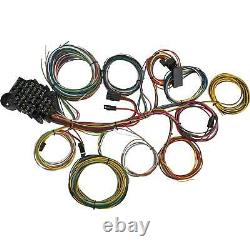 22 Circuit Universal Wiring Harness / Loom Eazy Wiring Suit Hot Rod, Rat Rod