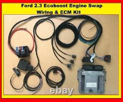 Ford Mustang 2.3 Ecoboost Engine Swap Faisceau De Câblage Et Ecm Kit Adapter Loom