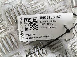 Honda CIVIC Mk9 Wiring Loom Harness Starter 1.6 I-dtec 2011 2017 32410ta9e000